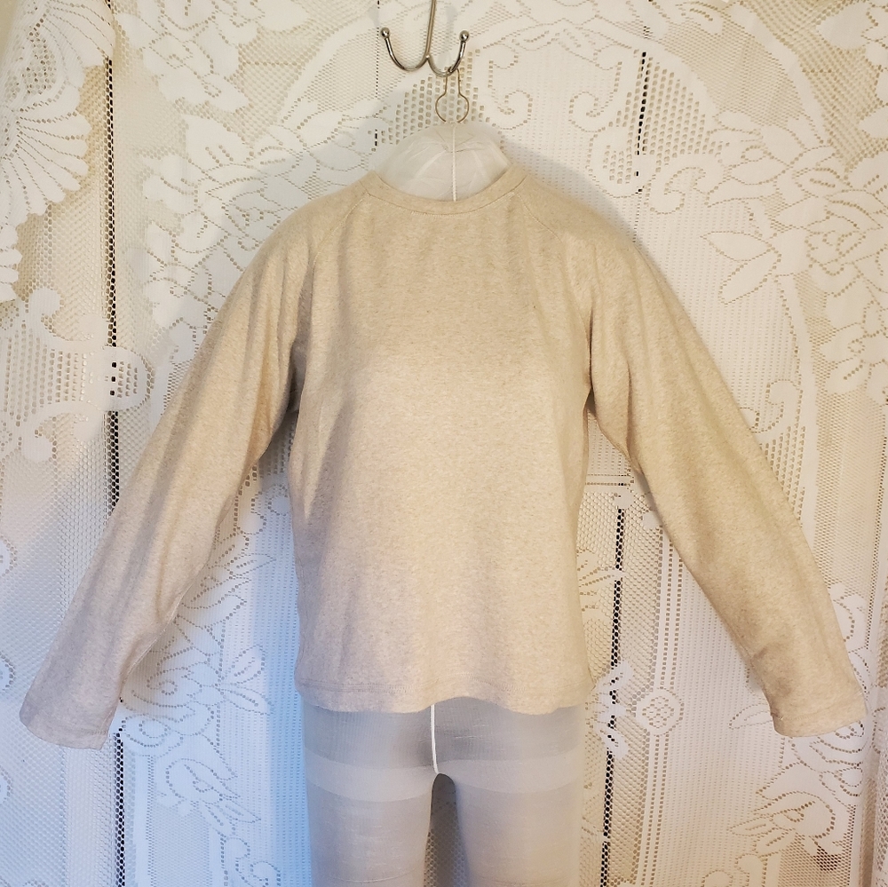 Lands End soft sporty beige top